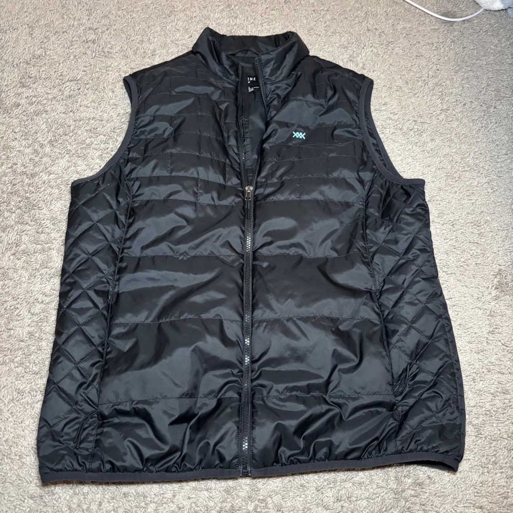 Rhone Loft Puffer Vest Mens Large Black Full Zip Quilted Ripstop Insulated Gilet